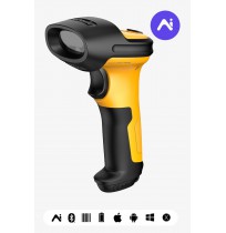 Inateck P6-AI Handheld bar code reader 1D Laser Black, Yellow