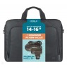 Mobilis 003089 laptop case 40.6 cm (16") Toploader bag Black