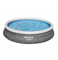 Bestway Fast Set Round Inflatable Pool Set 4.57 m x 84 cm