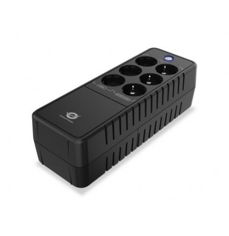 UPS Power Supply, 650VA/360W/6xSchuko/RJ45