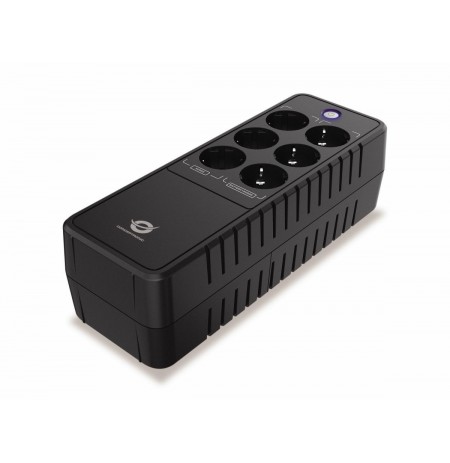 UPS Power Supply 850VA 490W 6xSchuko RJ45