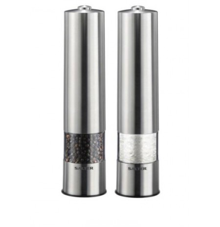 Salter 7522 SSTUR15UP3 Salter Stainless Steel Electric Salt & Pepper Mills
