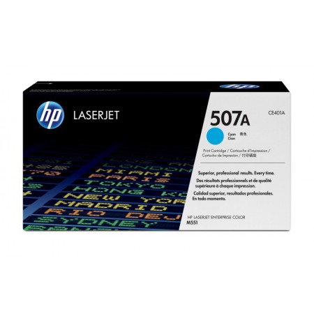 HP 507A (CE401A) Lazerinė kasetė, Žydra