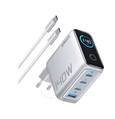 Anker Charger 4-Port with USB-C Cable, 140W | B2697G41