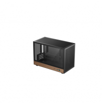 DeepCool CH260 WOOD Micro Tower Black, Wood