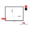 Maclean MC-591 Economy Budget Auto-lock Manual Projection Screen-120’’ 4:3