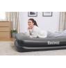 Bestway Tritech Air Mattress Twin with Built-in AC Pump and Antimicrobial Coating 1.91 m x 97 cm x 46 cm