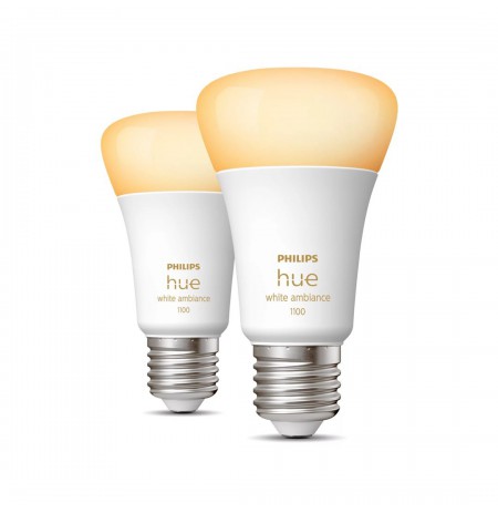 WA 11W A60 E27 2pcs pack | E27 | 11 W | Warm to cool white 2200K-6500K | Bluetooth and Zigbee