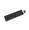 Gembird KBS-WMS-01 Silent key Pro Business wireless desktop set, black, US layout