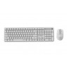 Gembird KBS-WMS-01-W-CYRL Silent key Pro Business wireless desktop set, white, RU layout