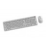 Gembird KBS-WMS-01-W-CYRL Silent key Pro Business wireless desktop set, white, RU layout