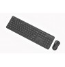 Gembird KBS-WPS-01 Slim Pro Business wireless desktop set, black, US layout