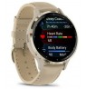 Garmin 010-02785-55 smartwatch / sport watch 3.05 cm (1.2") AMOLED 41 mm Digital 390 x 390 pixels Touchscreen Gold Wi-Fi GPS