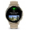 Garmin 010-02785-55 smartwatch / sport watch 3.05 cm (1.2") AMOLED 41 mm Digital 390 x 390 pixels Touchscreen Gold Wi-Fi GPS