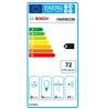 Bosch Serie 4 DWB95CC60 cooker hood Wall-mounted Black 594 m³/h
