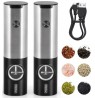 PROMIS Set of pepper and salt mills with stand MP36X2