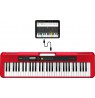 Casio CT-S200 MIDI keyboard 61 keys USB Red, White