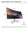 HP Series 7 Pro 37.5 inch WQHD+ Thunderbolt 4 Monitor - 738pu