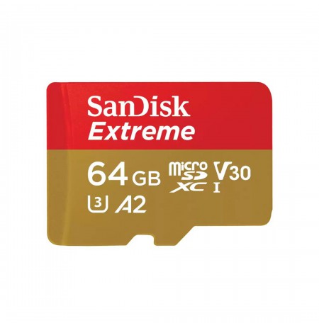 SanDisk Extreme 64 GB MicroSDXC UHS-I Class 10