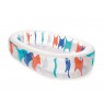 Bestway Inflatable Elliptic Family Pool 2.29m x 1.52m x 51cm - blue
