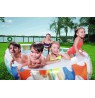 Bestway Inflatable Elliptic Family Pool 2.29m x 1.52m x 51cm - blue