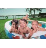 Bestway Inflatable Elliptic Family Pool 2.29m x 1.52m x 51cm - blue