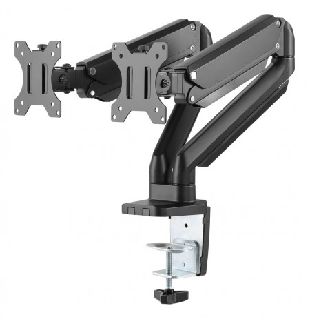 Deltaco ARM-0351 monitor mount / stand 81.3 cm (32") Desk Black