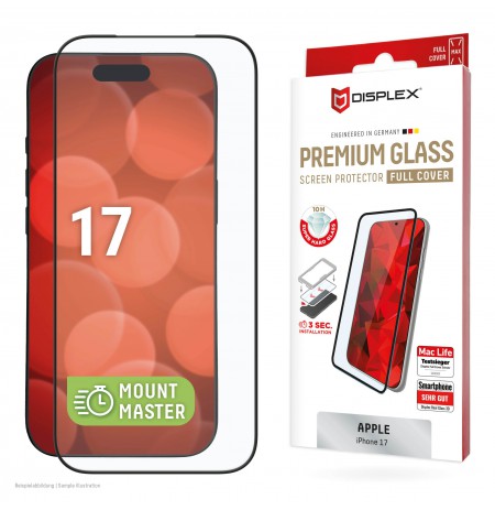 Apple iPhone 17 Premium Screen Glass MM By Displex Transparent