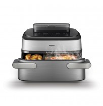 Philips Airfryer | NA565/02 5000 Series | Power 2750 W | Capacity 9.5 L | Silver/Black | RapidAir Plus