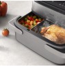 Philips 5000 series NA565/02 fryer Double 9.5 L Stand-alone 2750 W Hot air fryer Black, Silver, Stainless steel