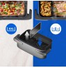 Philips 5000 series NA565/02 fryer Double 9.5 L Stand-alone 2750 W Hot air fryer Black, Silver, Stainless steel