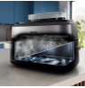 Philips 5000 series NA565/02 fryer Double 9.5 L Stand-alone 2750 W Hot air fryer Black, Silver, Stainless steel