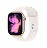 Apple Watch Series 11 GPS 46mm Rose Gold Aluminium Case with Light Blush Sport Band - S/M