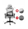 Huzaro Force 6.2 PC gaming chair Bucket (cradle) seat Grey, White