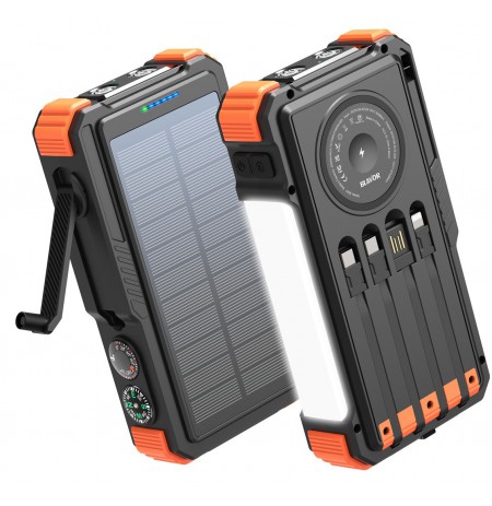 Extralink | Powerbank solar | 20000mAh, 20W, lamp