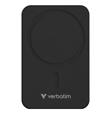 Verbatim Charge 'n' Go Essentials Power Bank Magnetic Wireless 20000 mAh Black