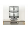 Equip 17"-32" Dual Vertical Monitor Tabletop Stand