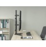 Equip 17"-32" Dual Vertical Monitor Tabletop Stand
