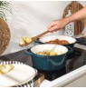Salter BW13771GR Chester 3.4L Cast Iron Casserole Pot 24 cm Green