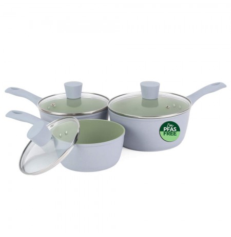 Salter BW092831EU7 Earth 3 Piece Pan Set - 16/18/20cm