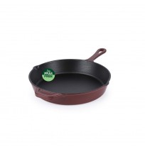 Salter BW13773R 26cm Cast Iron FryPan, Red