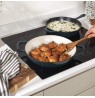 Salter BW13772GR Chester 2.8L Shallow Cast Iron Casserole Pot 30 cm, Green