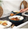 Salter BW13772GR Chester 2.8L Shallow Cast Iron Casserole Pot 30 cm, Green