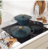 Salter BW13772GR Chester 2.8L Shallow Cast Iron Casserole Pot 30 cm, Green