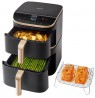 Cosori Turbo Tower Pro Smart Single 10.8 L Stand-alone 2630 W Hot air fryer Black, Gold