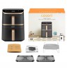 Cosori Turbo Tower Pro Smart Single 10.8 L Stand-alone 2630 W Hot air fryer Black, Gold