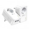 TP-LINK | AV1000 2-Port Gigabit Passthrough Powerline Starter Kit | TL-PA7027P KIT | 10/100/1000 Mbit/s | Ethernet LAN (RJ-45)