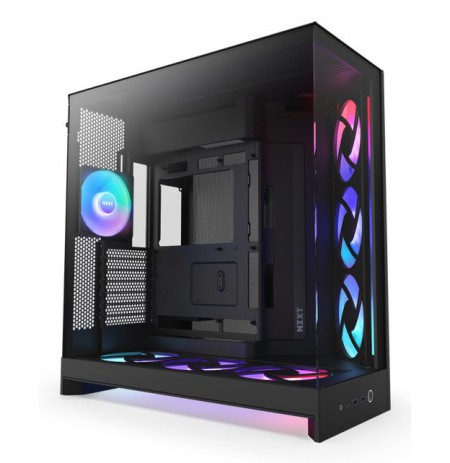 NZXT H9 Flow RGB+ Midi Tower Black