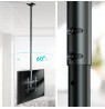 ONKRON Ceiling mount for TV 32"-80" max 68 kg, tilt-swivel, black