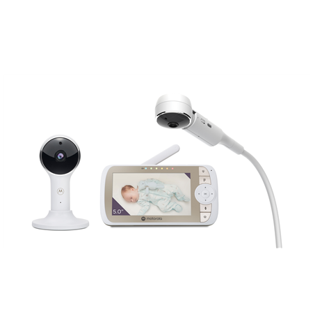 Motorola | Full HD Wi-Fi Video Baby Monitor with Crib Mount | VM65X CONNECT 5.0" | 5.0" LCD colour display with 480 x 272 resolu